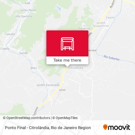 Ponto Final - Citrolândia map