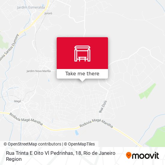Rua Trinta E Oito Vl Pedrinhas, 18 map