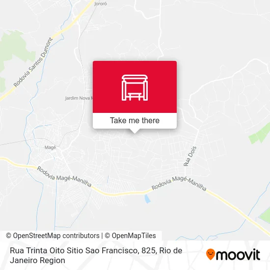 Rua Trinta Oito Sitio Sao Francisco, 825 map