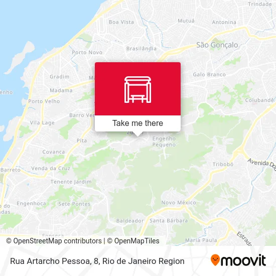 Rua Artarcho Pessoa, 8 map