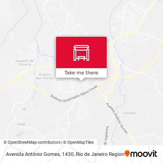 Avenida Antônio Gomes, 1430 map