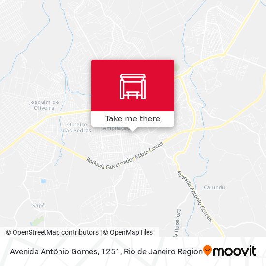 Avenida Antônio Gomes, 1251 map