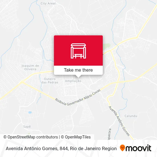 Avenida Antônio Gomes, 844 map