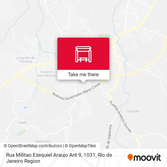 Rua Militao Ezequiel Araujo Ant 9, 1031 map