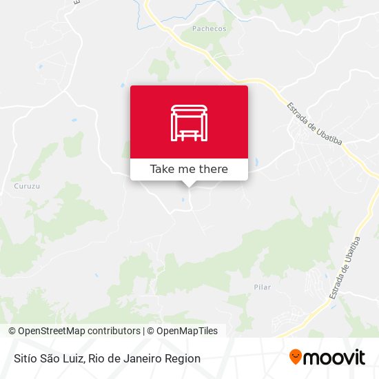 Sitío São Luiz map
