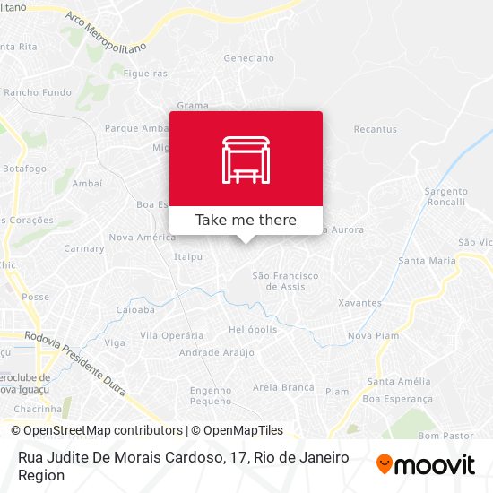 Rua Judite De Morais Cardoso, 17 map