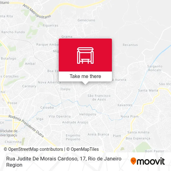 Rua Judite De Morais Cardoso, 17 map