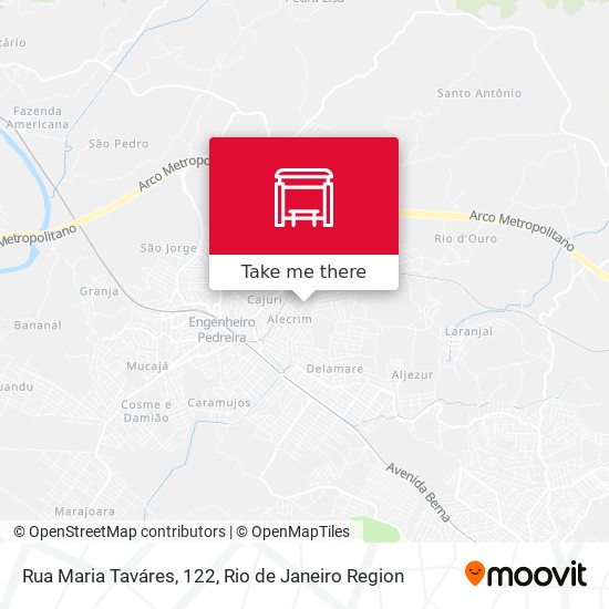 Rua Maria Taváres, 122 map