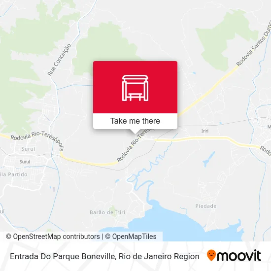 Entrada Do Parque Boneville map