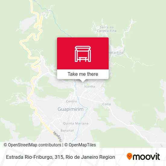 Estrada Rio-Friburgo, 315 map