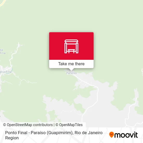 Ponto Final - Paraíso (Guapimirim) map