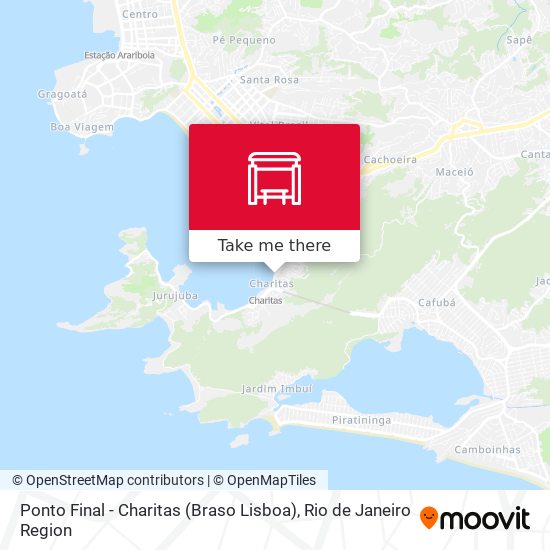 Ponto Final - Charitas (Braso Lisboa) map