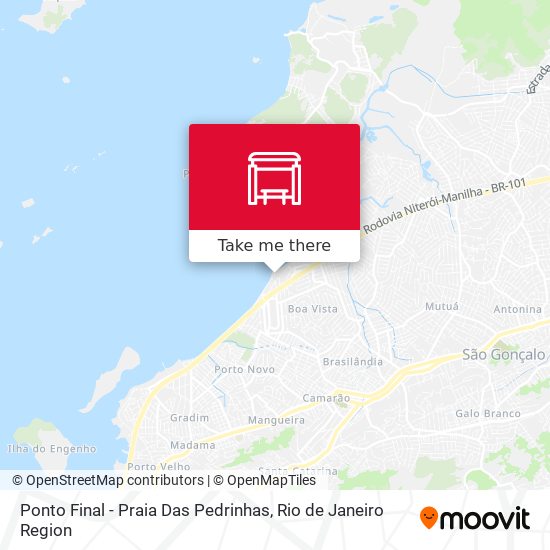 Ponto Final - Praia Das Pedrinhas map