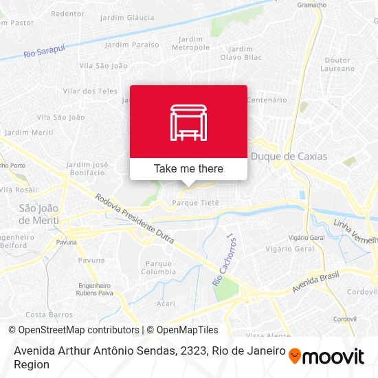 Avenida Arthur Antônio Sendas, 2323 map