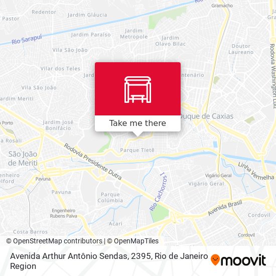 Avenida Arthur Antônio Sendas, 2395 map