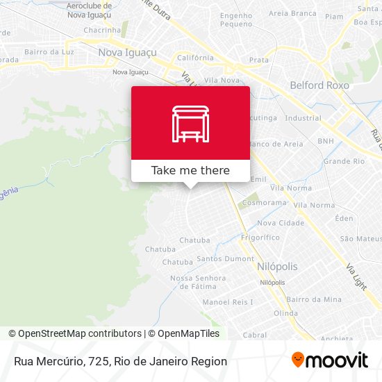 Rua Mercúrio, 725 map