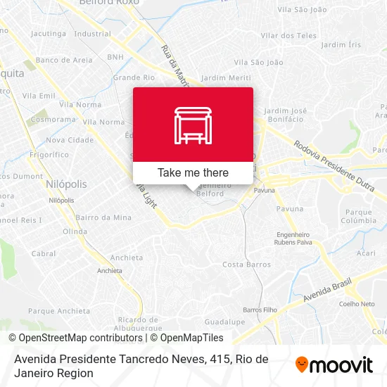 Avenida Presidente Tancredo Neves, 415 map
