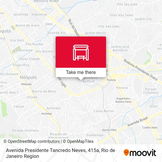 Avenida Presidente Tancredo Neves, 415a map