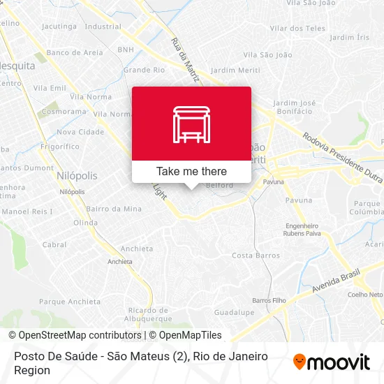 Posto De Saúde - São Mateus (2) map