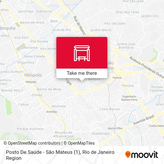 Posto De Saúde - São Mateus (1) map
