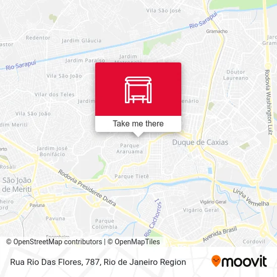 Rua Rio Das Flores, 787 map