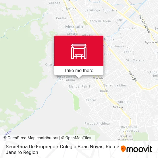 Secretaria De Emprego / Colégio Boas Novas map