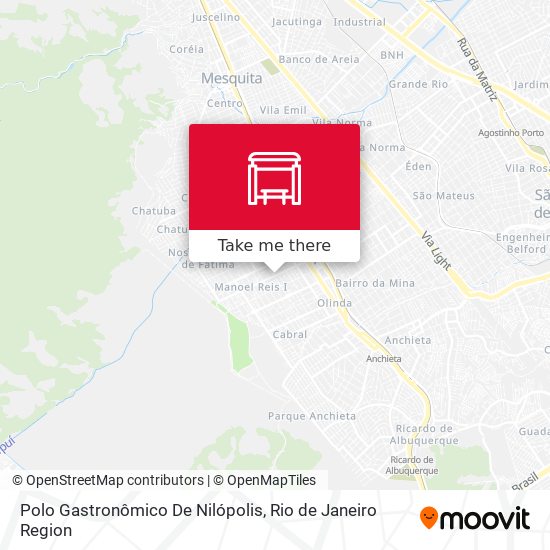 Polo Gastronômico De Nilópolis map