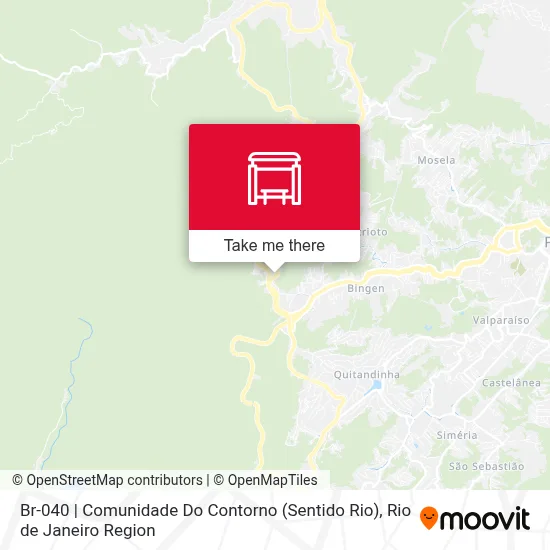 Br-040 | Comunidade Do Contorno (Sentido Rio) map