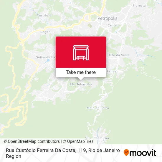 Rua Custódio Ferreira Da Costa, 119 map