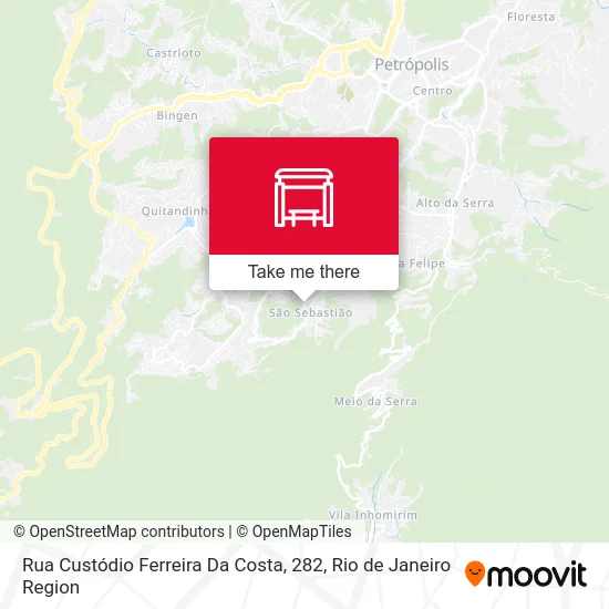 Rua Custódio Ferreira Da Costa, 282 map