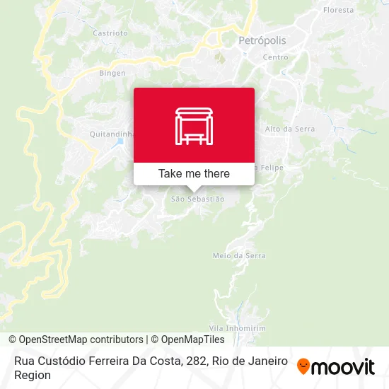 Rua Custódio Ferreira Da Costa, 282 map