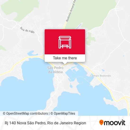 Rj 140 Nova São Pedro map