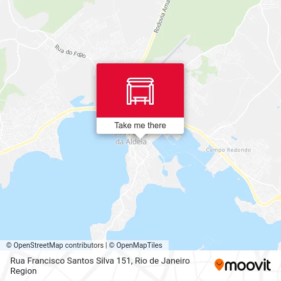 Rua Francisco Santos Silva 151 map