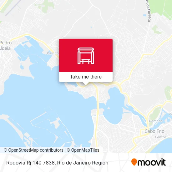 Rodovia Rj 140 7838 map