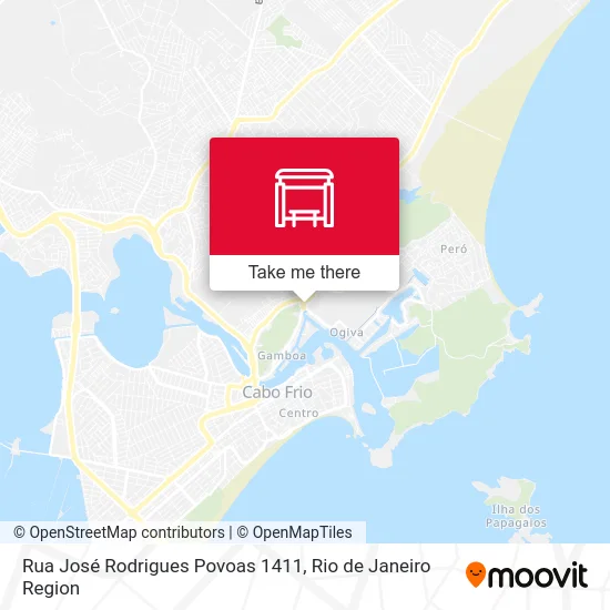 Rua José Rodrigues Povoas 1411 map