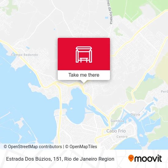 Estrada Dos Búzios, 151 map