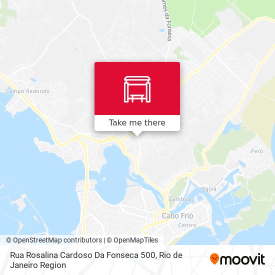 Mapa Rua Rosalina Cardoso Da Fonseca 500