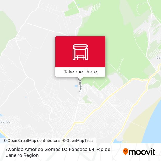 Avenida Américo Gomes Da Fonseca 64 map