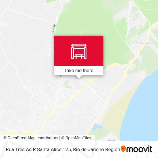 Rua Tres Ac R Santa Alice 125 map