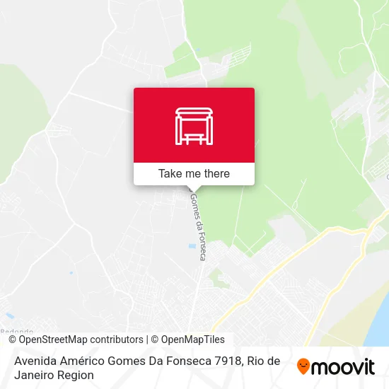 Avenida Américo Gomes Da Fonseca 7918 map