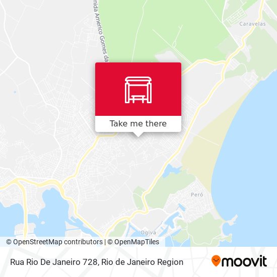 Rua Rio De Janeiro 728 map