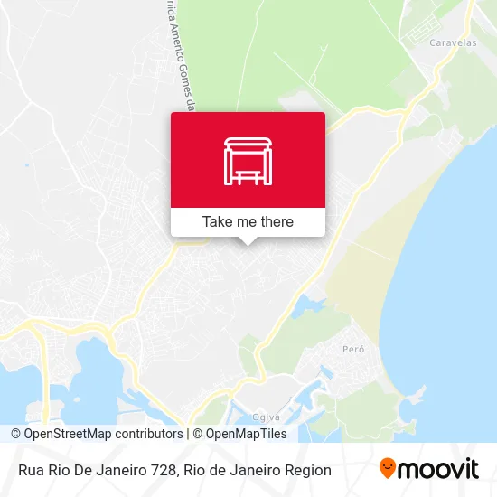 Rua Rio De Janeiro 728 map