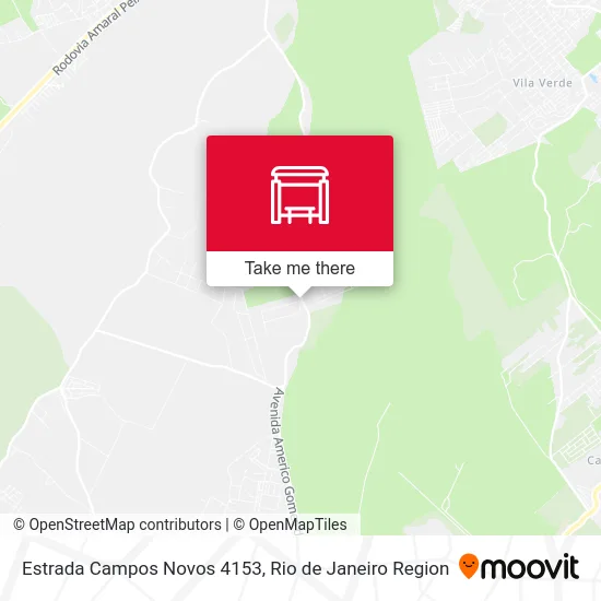 Estrada Campos Novos 4153 map