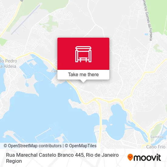 Rua Marechal Castelo Branco 445 map