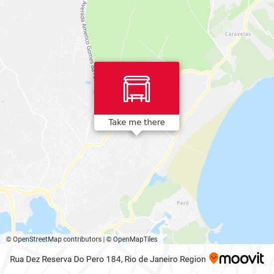 Rua Dez Reserva Do Pero 184 map