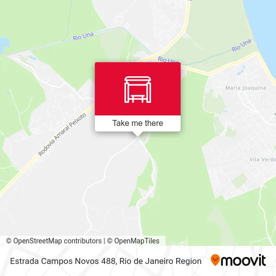 Estrada Campos Novos 488 map