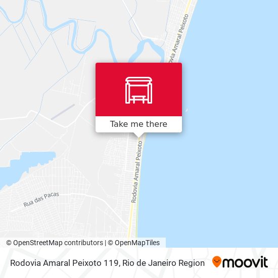 Rodovia Amaral Peixoto 119 map