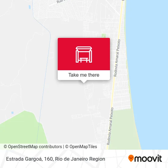 Estrada Gargoá, 160 map