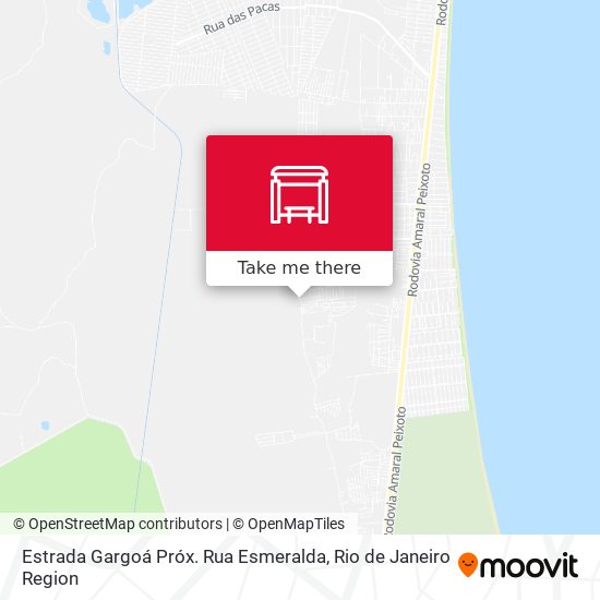 Estrada Gargoá Próx. Rua Esmeralda map