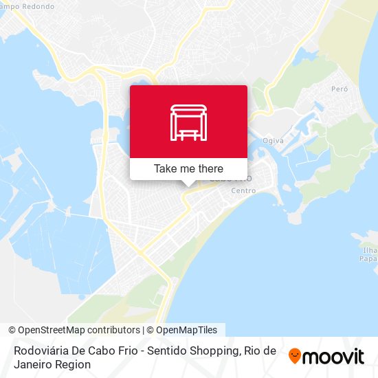 Mapa Rodoviária De Cabo Frio - Sentido Shopping